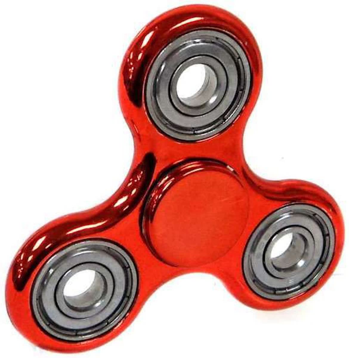 Fidget Spinner| Hand Spinner | Anti Stress Spinner | Spinners | Rage 2017 | - Metallic rood